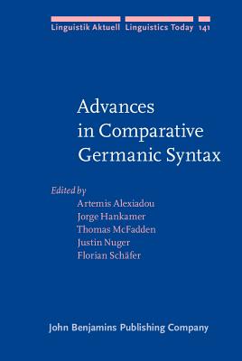 Advances in Comparative Germanic Syntax -- Front Cover